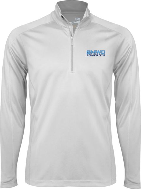 St Mary of the Woods Syntrel Interlock 1/4 Zip Primary Mark EMB - ONLINE ONLY