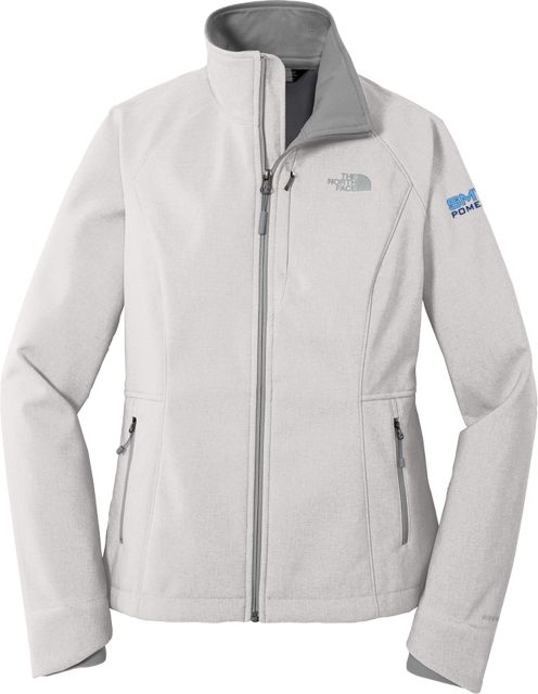 St Mary of the Woods The North Face Womens Apex Barrier Light Heather Softshell Jacket Primary Mark EMB - ONLINE ONLY