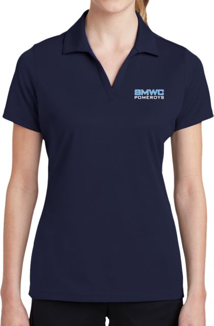 St Mary of the Woods Womens Dry Mesh Polo Primary Mark EMB - ONLINE ONLY