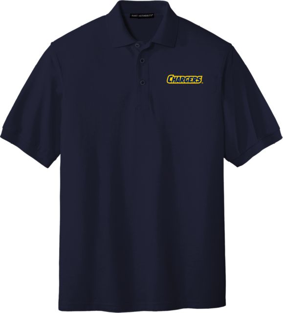 Cypress College Silk Touch Polo Cypress - Chargers Wordmark - ONLINE ONLY