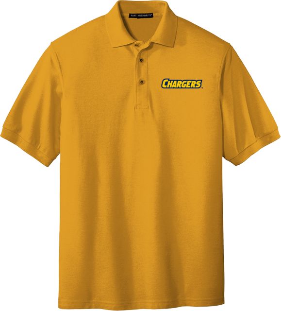 Cypress College Silk Touch Polo Cypress - Chargers Wordmark - ONLINE ONLY