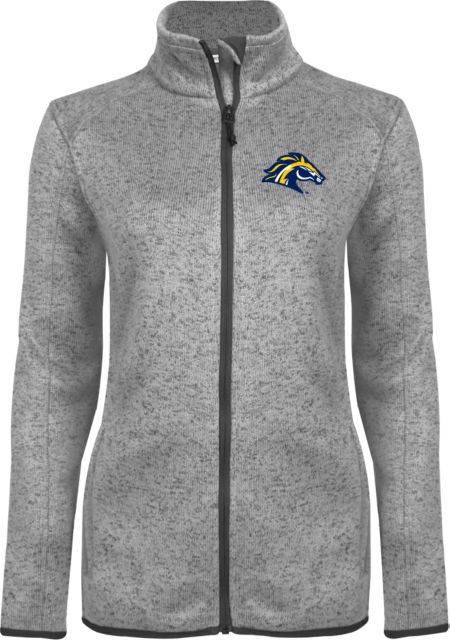 Cypress College Womens Heather Fleece Jacket Cypress - Chargers Head - ONLINE ONLY