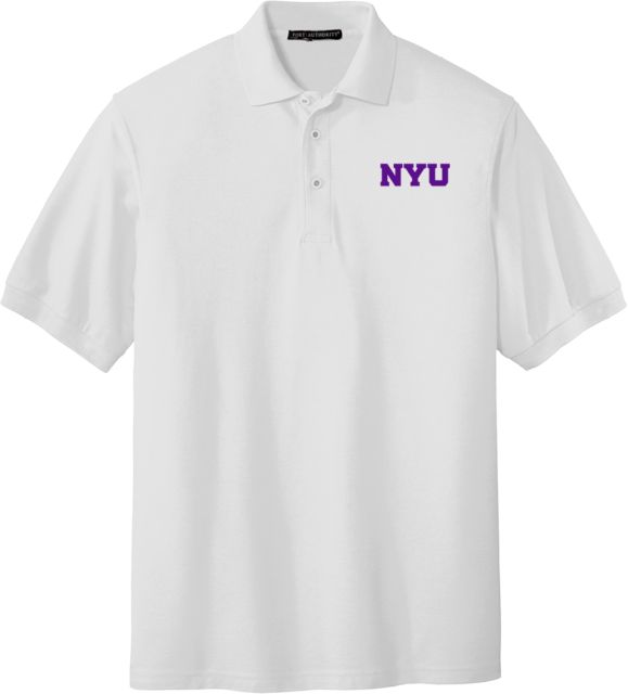 NYU Silk Touch Polo Primary Mark - ONLINE ONLY