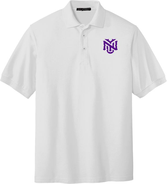 NYU Silk Touch Polo NYU Monogram - ONLINE ONLY