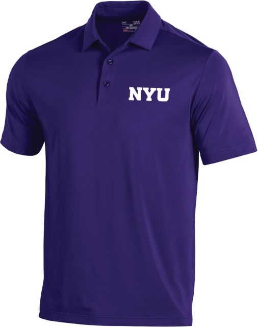 NYU Under Armour Performance Polo Primary Mark - ONLINE ONLY