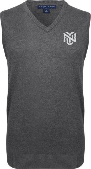 NYU VNeck Sweater Vest NYU Monogram - ONLINE ONLY