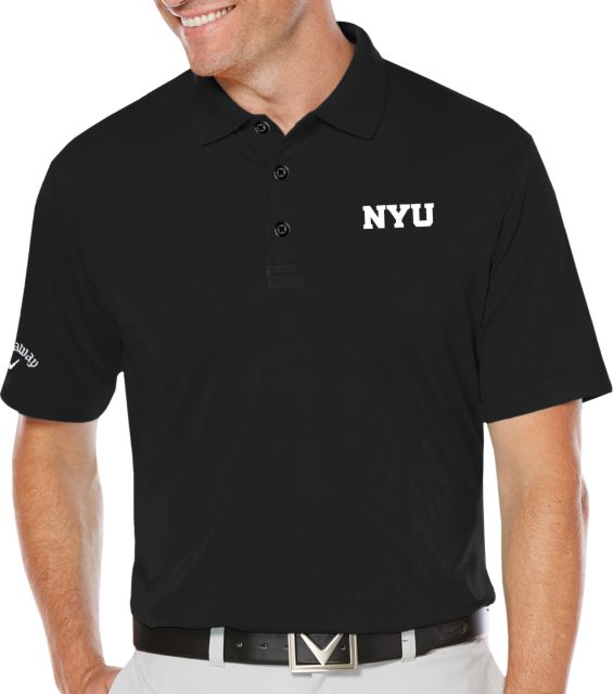 NYU Callaway Opti Dri Chev Polo Primary Mark - ONLINE ONLY