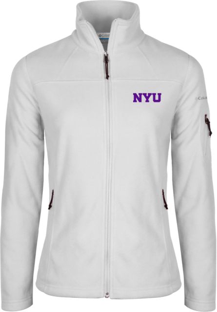 NYU Columbia Ladies Full Zip Fleece Jacket Primary Mark