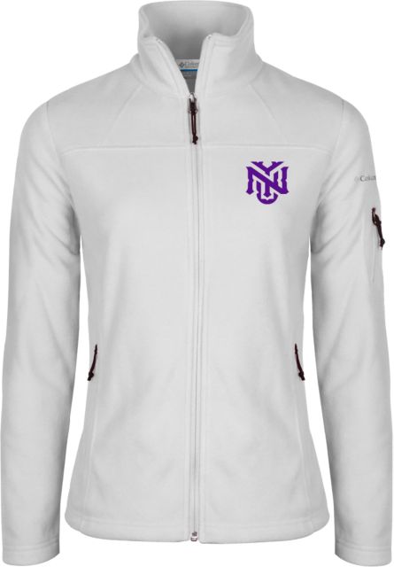 NYU Columbia Ladies Full Zip Fleece Jacket NYU Monogram ONLINE ONLY New York University
