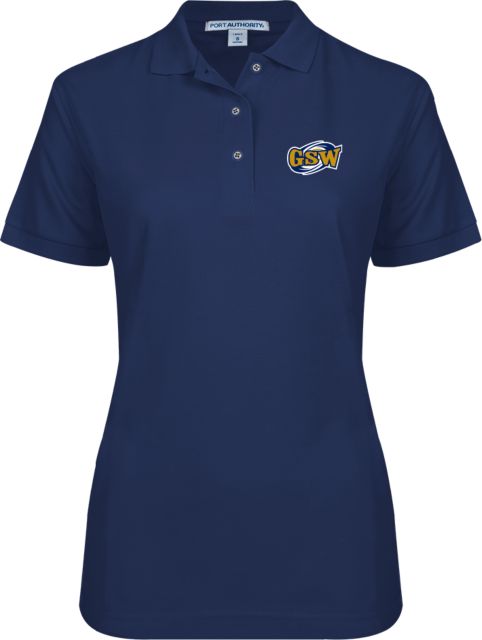 GSW State Womens Silk Touch Pique Polo GSW Athletics Mark - ONLINE ONLY