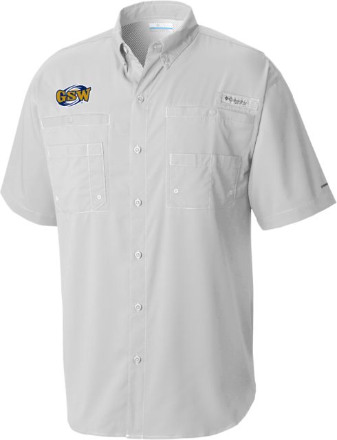 GSW State Columbia Tamiami Performance Cool Short Sleeve Shirt GSW Athletics Mark - ONLINE ONLY