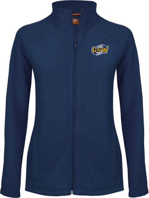 GSW State Womens Fleece Full Zip Jacket GSW Athletics Mark - ONLINE ONLY