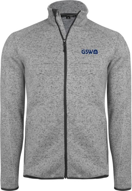 GSW State Sweater Fleece Jacket GSW and Badge - ONLINE ONLY