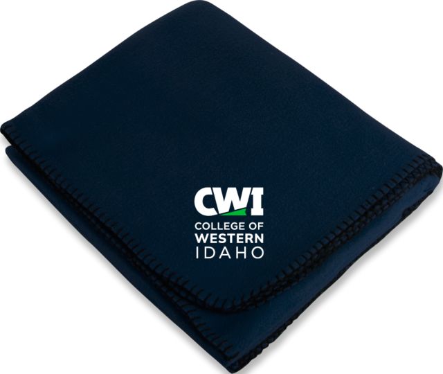 Western Idaho Arctic Fleece Blanket CWI College of Western Idaho Primary Mark - ONLINE ONLY