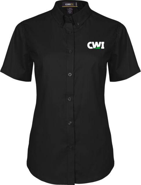 Western Idaho Womens Twill Button Up Short Sleeve CWI - ONLINE ONLY