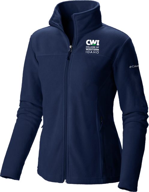 Western Idaho Columbia Womens Full Zip Fleece Jacket CWI College of Western Idaho Primary Mark - ONLINE ONLY