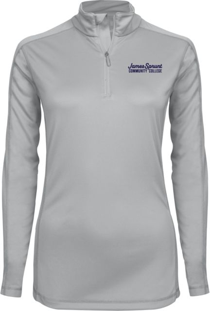 James Sprunt Womens Syntrel Interlock 1/4 Zip James Sprunt Script - ONLINE ONLY