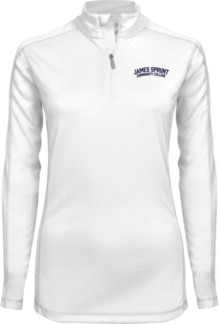 James Sprunt Womens Syntrel Interlock 1/4 Zip James Sprunt Community College Arched - ONLINE ONLY