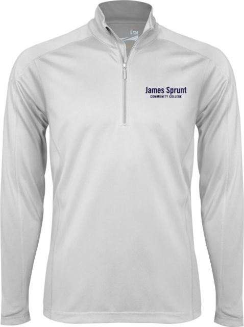 James Sprunt Syntrel Interlock 1/4 Zip Wordmark EMB - ONLINE ONLY