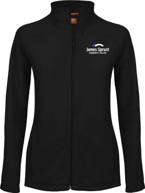 James Sprunt Womens Fleece Full Zip Jacket Primary Wordmark EMB - ONLINE ONLY