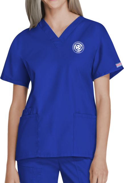 Womens Royal WW Originals V Neck Scrub Top&nbsp; - ONLINE ONLY