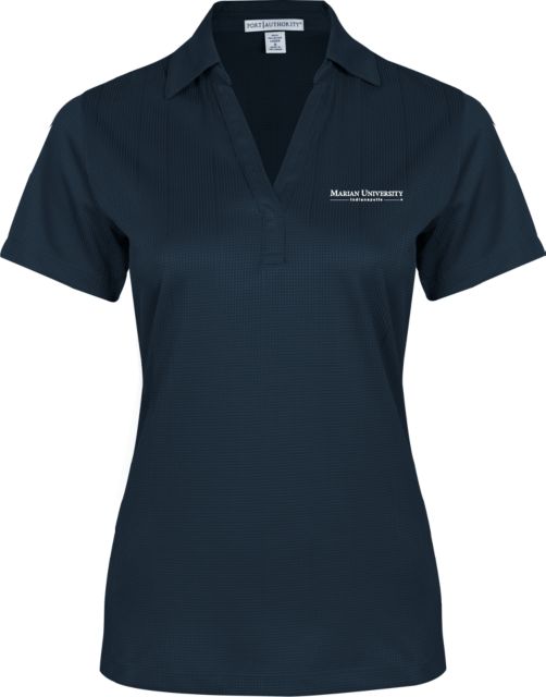 Marian Ladies Performance Fine Jacquard Polo Primary Mark - ONLINE ONLY