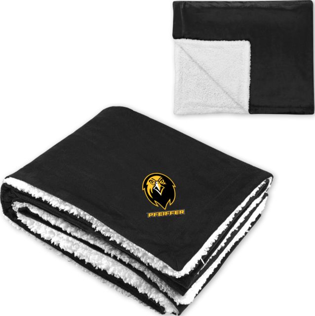 Pfeiffer Super Soft Luxurious Sherpa Throw Blanket Pfeiffer Combo Athletics Mark - ONLINE ONLY