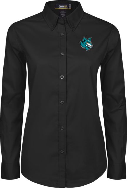 Chandler Gilbert Ladies Twill Button Down Long Sleeve Coyote Head Embroidery - ONLINE ONLY