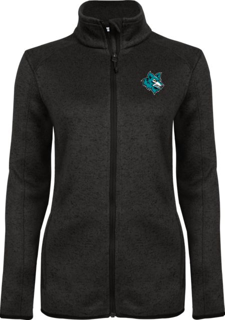 Chandler Gilbert Heather Ladies Fleece Jacket Coyote Head Embroidery - ONLINE ONLY