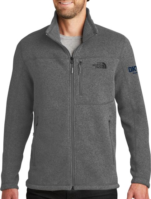 Oklahoma Wesleyan The North Face Heather Fleece Jacket Logotype - ONLINE ONLY