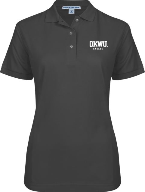 Oklahoma Wesleyan Ladies Easycare Pique Polo Logotype - ONLINE ONLY