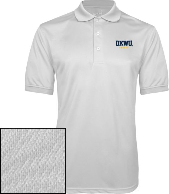 Oklahoma Wesleyan Dry Mesh Polo Logotype - ONLINE ONLY