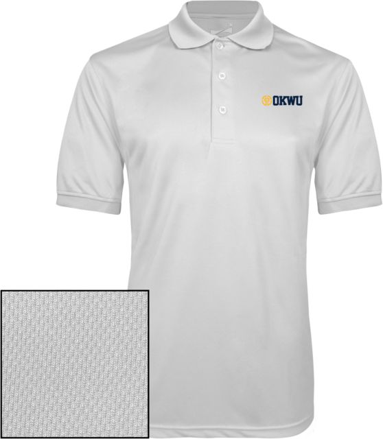 Oklahoma Wesleyan Dry Mesh Polo Cross Logomark - ONLINE ONLY
