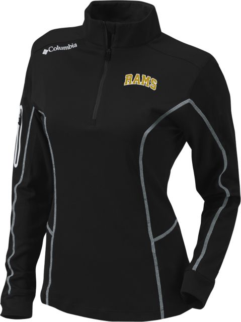 Suffolk University Columbia Womens Omni Wick Shotgun 1/4 Zip Arched Rams - ONLINE ONLY