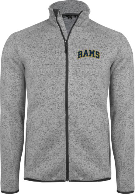 Suffolk University Sweater Fleece Jacket Arched Rams - ONLINE ONLY