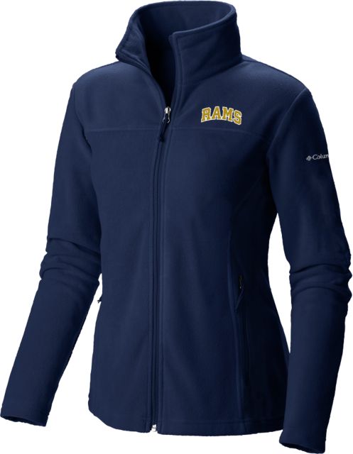 Suffolk University Columbia Womens Full Zip Fleece Jacket Arched Rams - ONLINE ONLY