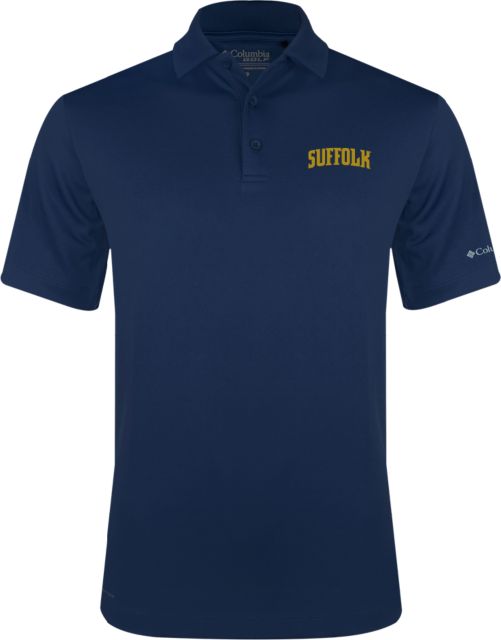 Suffolk University Columbia Omni Wick Drive Polo Arched Suffolk - ONLINE ONLY
