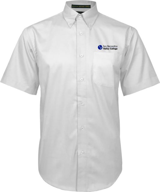 SBVC Twill Button Down Short Sleeve San Bernardino Valley College - ONLINE ONLY