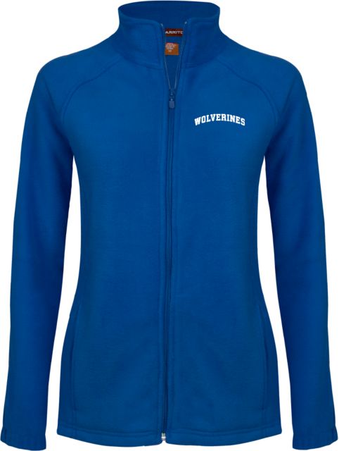 SBVC Womens Fleece Full Zip Jacket Arched Wolverines - ONLINE ONLY