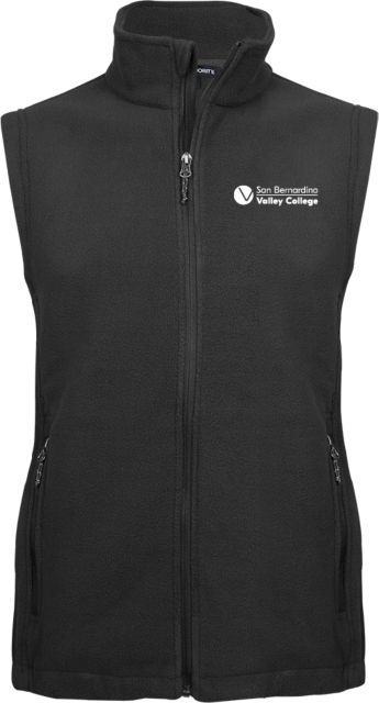 SBVC Fleece Full Zip Vest San Bernardino Valley College - ONLINE ONLY