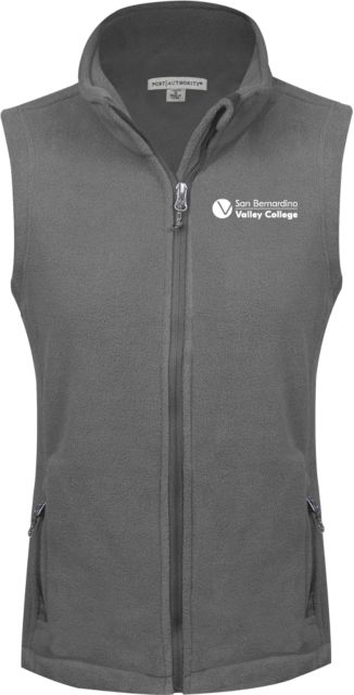 SBVC Womens Fleece Full Zip Vest San Bernardino Valley College - ONLINE ONLY