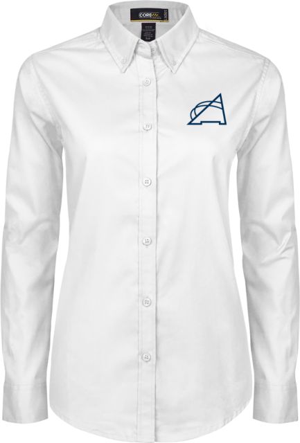 Athens Technical Womens Twill Button Down Long Sleeve  Athens A - ONLINE ONLY