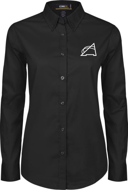 Athens Technical Womens Twill Button Down Long Sleeve  Athens A - ONLINE ONLY