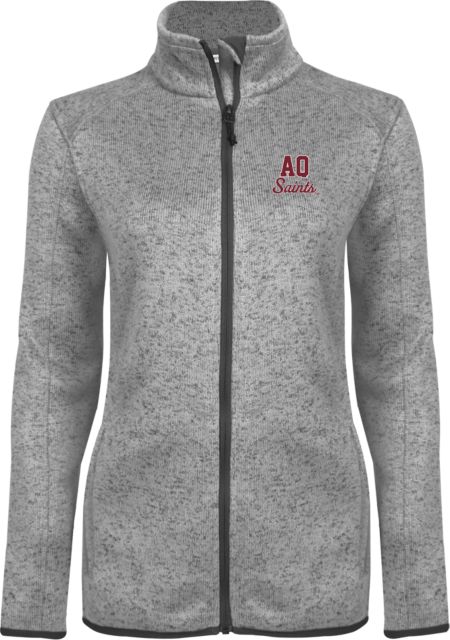 Aquinas College Womens Heather Fleece Jacket AQC Saints - ONLINE ONLY