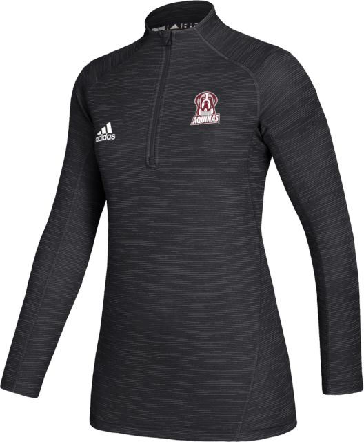Aquinas College Adidas Womens Game Mode 1/4 Zip Athletic Aquinas Mascot - ONLINE ONLY