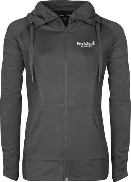 PennWest Edinboro Womens Sport Wick Stretch Full Zip Jacket PennWest Edinboro Insitutional Mark - ONLINE ONLY