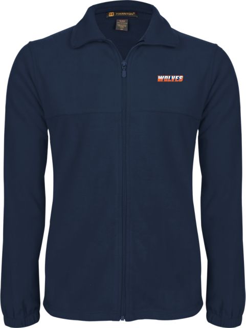 Western Connecticut Fleece Full Zip  Jacket Athletic Wordmark - ONLINE ONLY