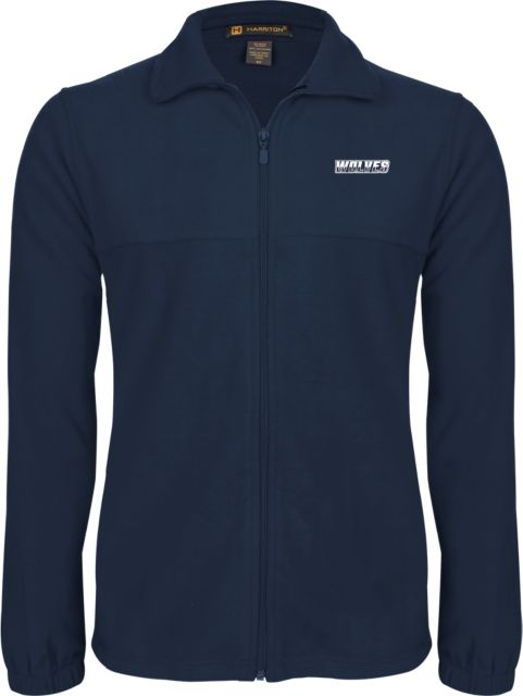 Western Connecticut Fleece Full Zip  Jacket Athletic Wordmark - ONLINE ONLY