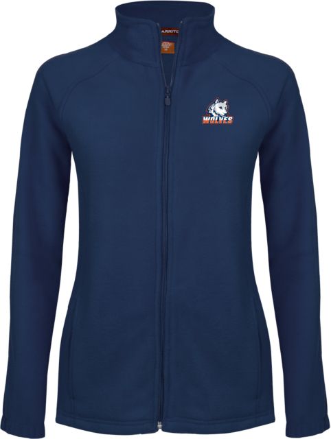 Western Connecticut Womens Fleece Full Zip Jacket Mascot - ONLINE ONLY