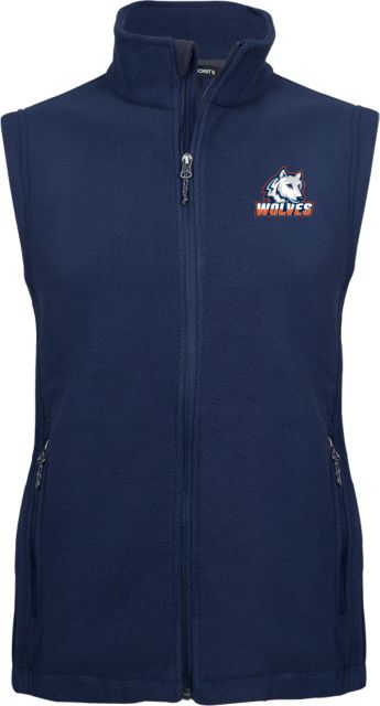 Western Connecticut Fleece Full Zip Vest Mascot - ONLINE ONLY